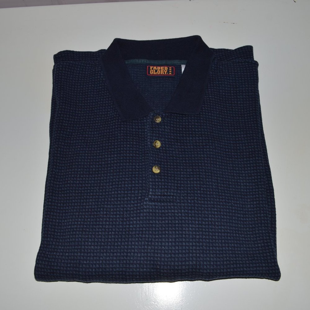 Faded Glory Long Sleeve Knit Shirt Size 2XL